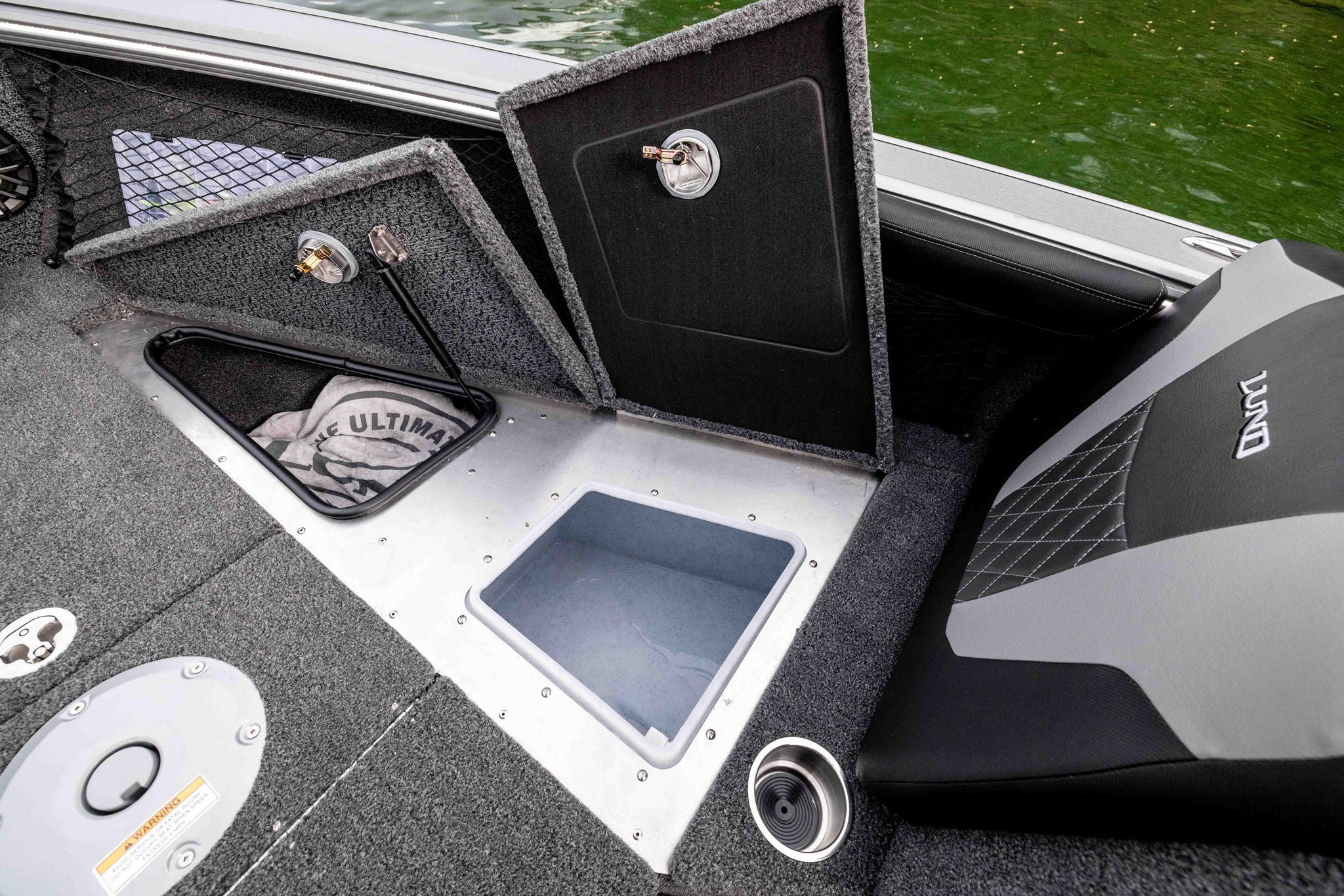 Storage on a Lund 2075 Tyee