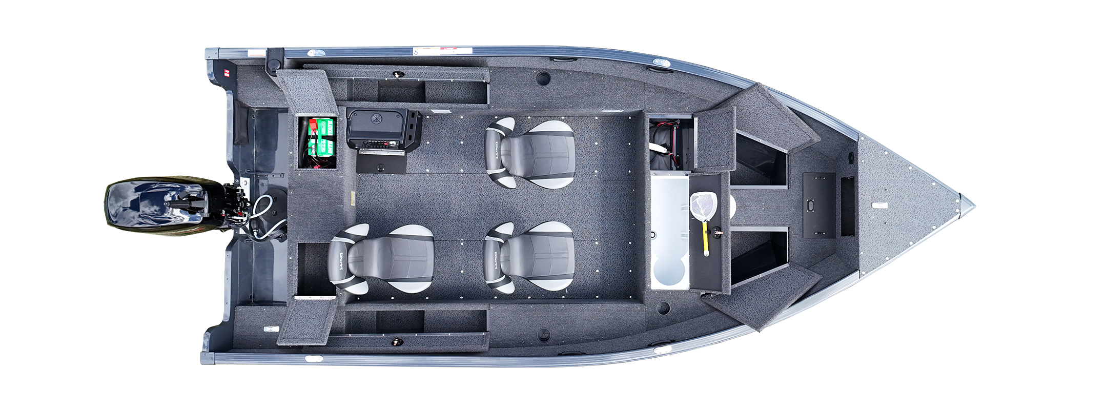 1650 Rebel XL Tiller Overhead Open