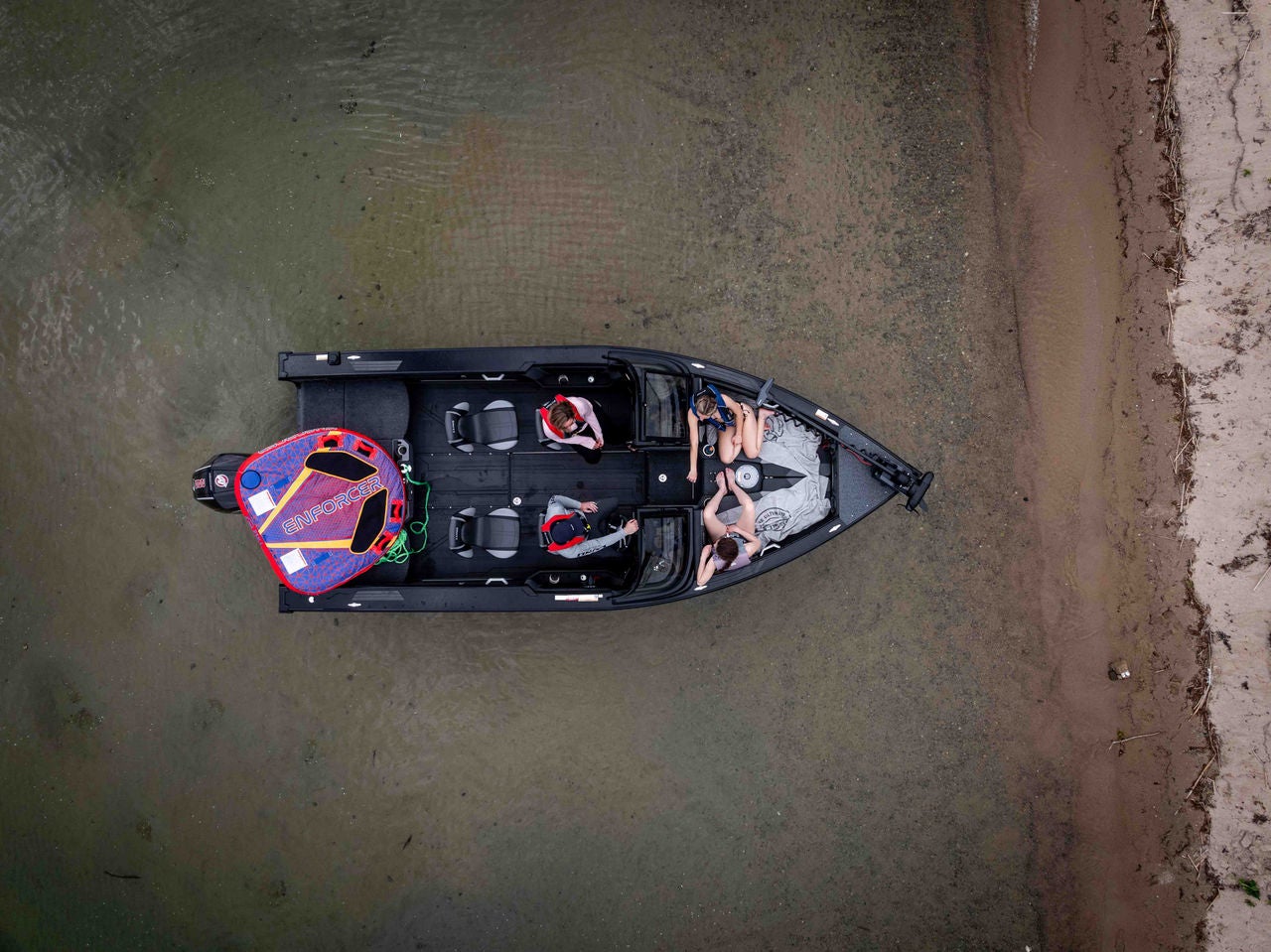 Overhead view of a Lund 1975 Tyee