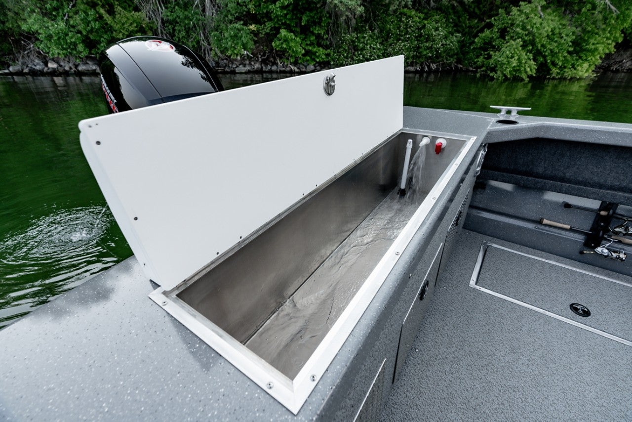 Storage on a Lund Boat
