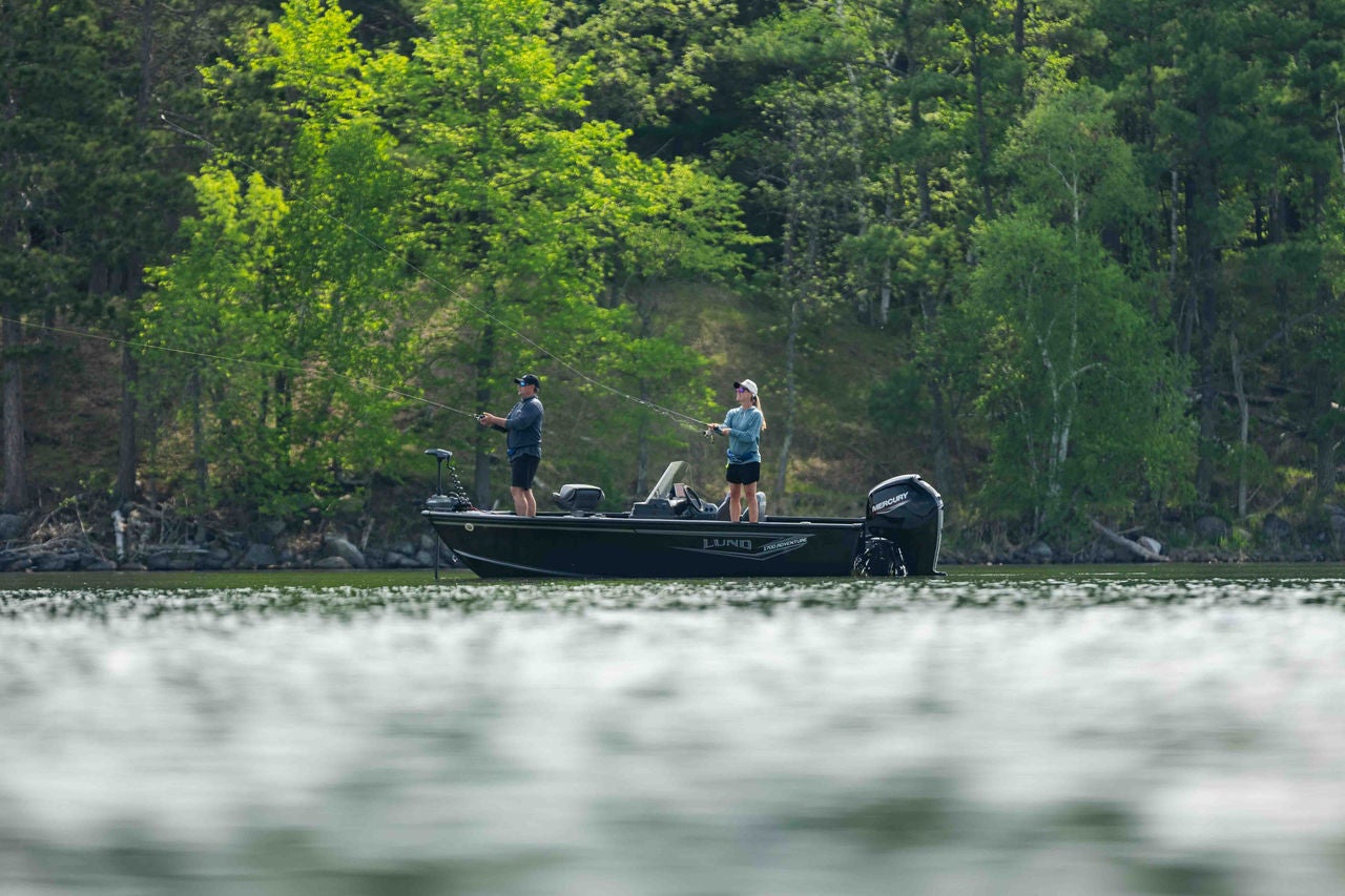 Lund adventure 1700 ss fishing