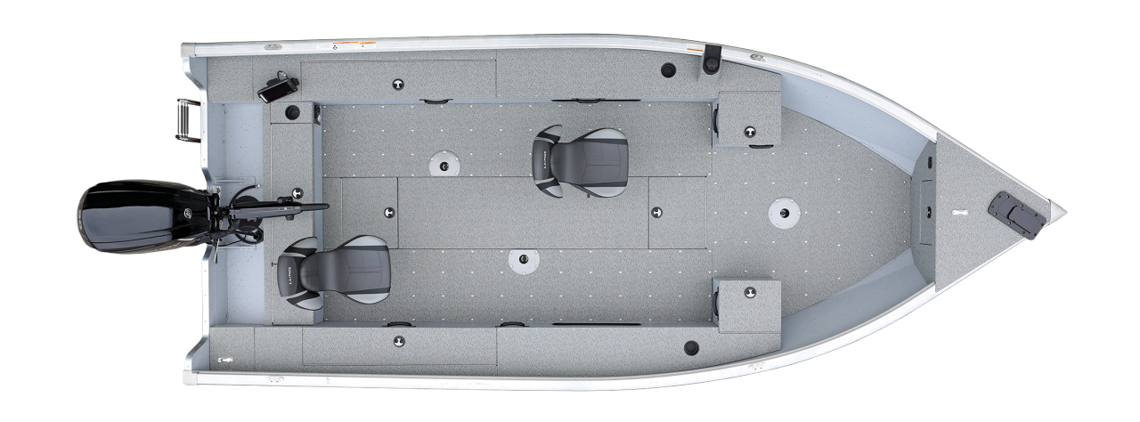 Lund Boat's 1875 Alaskan Floorplan